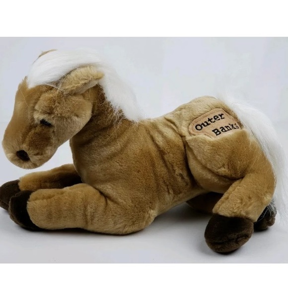 Fiesta Accessories - Fiesta Brown White Horse " Outer Banks" Plush  12"